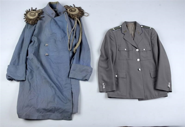 LOT OF 2:  RUSSIAN OFFICERS GREATCOAT & UNIFORM. 