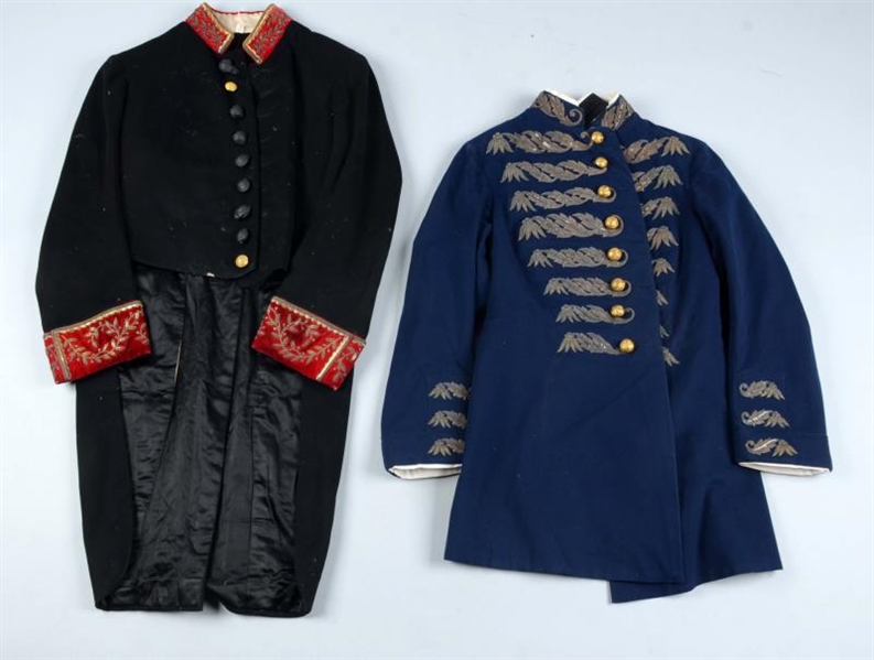 LOT OF 2:  OFFICER’S TUNIC AND TAILCOAT.          