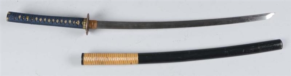 JAPANESE SWORD AND SCABBARD.                      