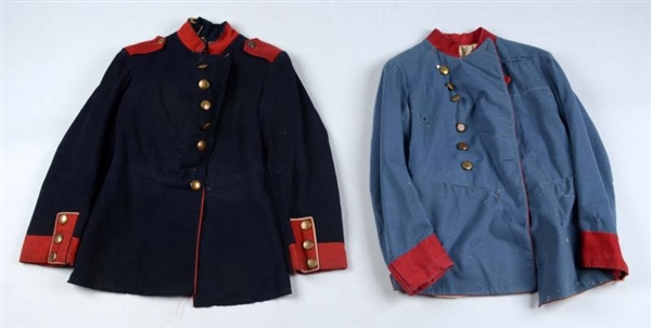 LOT OF 2: FRENCH AND RUSSIAN TUNICS.              