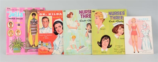 LOT OF 5: VINTAGE ASSORTED PAPER DOLL BOOKS.      