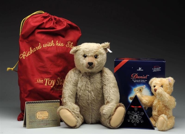 TWO STEIFF LIMITED EDITION BEARS.                 