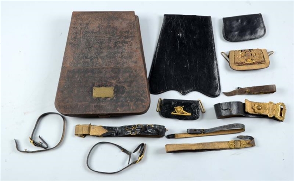 TIN CARRYING CASE OF CAPT. CAMPBELL.              