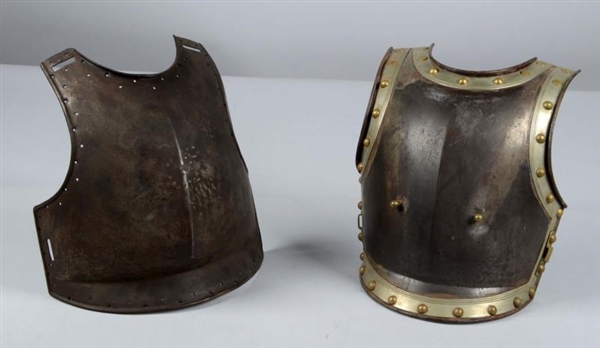 LOT OF 2: BREASTPLATES.                           