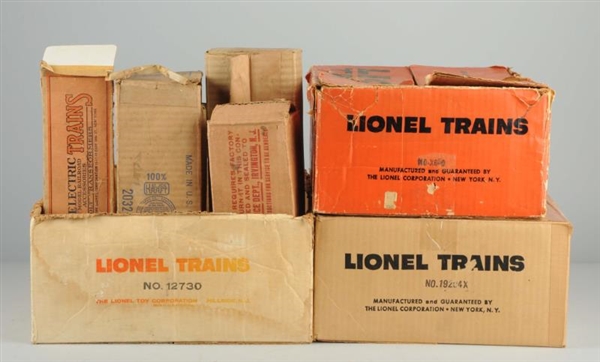 GROUPING LIONEL SET BOXES.                        