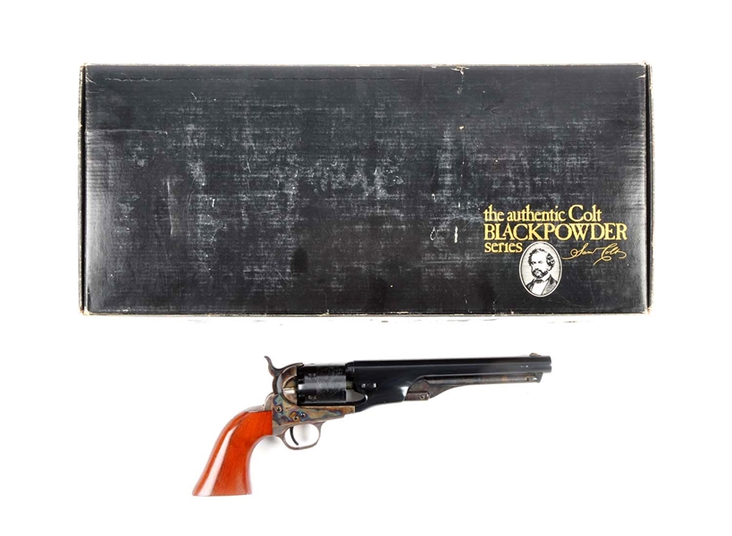 (A) BOXED COLT REISSUE 1861 NAVY.                 