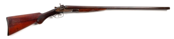 (A) COLT 1878 DOUBLE HAMMER SXS 12 BORE SHOTGUN.  