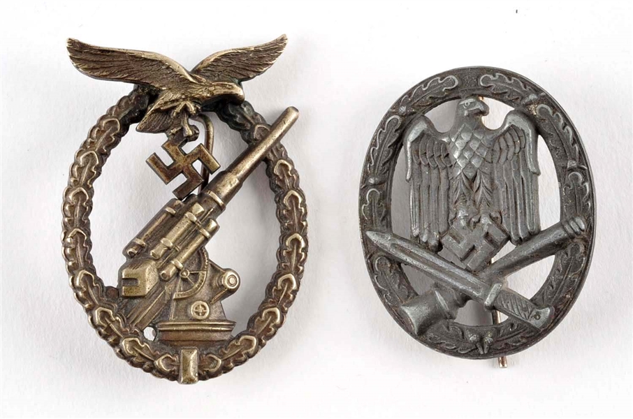 LOT OF 2: GERMAN WWII BADGES.                     