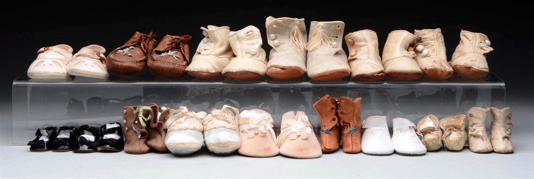 LOT OF DOLL & CHILD SHOES.                        