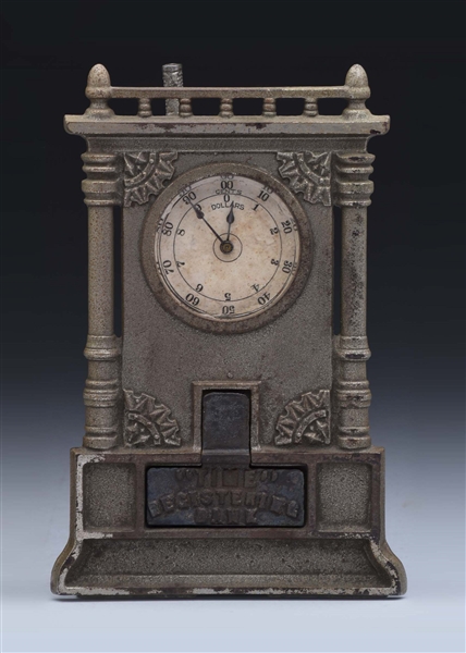IVES, BLAKESLEE & WILLIAMS CAST IRON BANK.