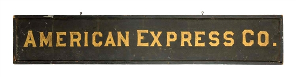 AMERICAN EXPRESS CO. TIN TRADE SIGN.
