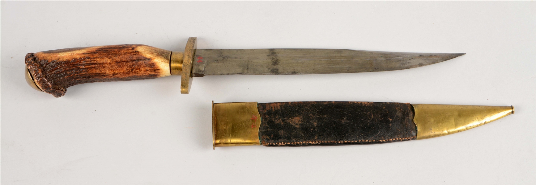 HISTORIC CHEVALIER BOWIE KNIFE PRESENTED BY REZIN BOWIE.