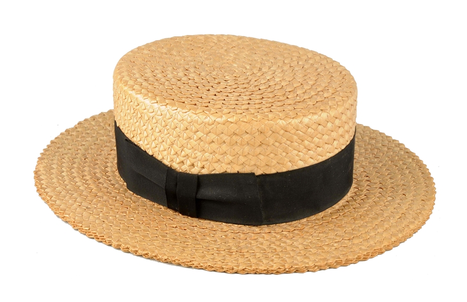 EARLY STETSON STRAW HAT.
