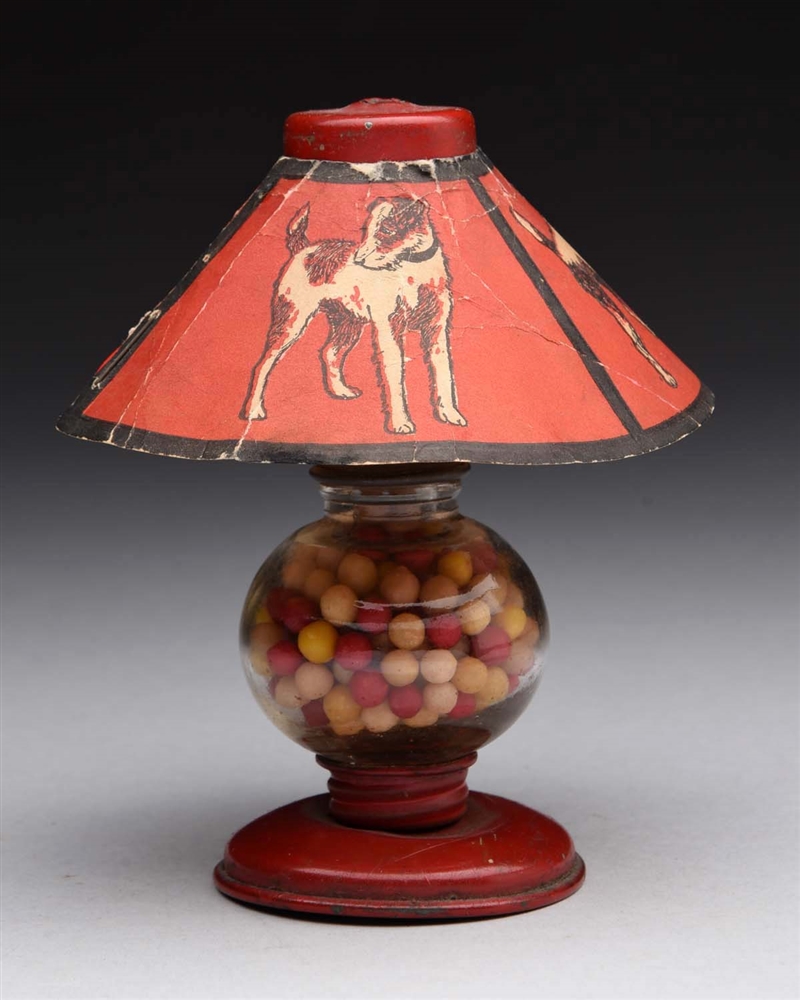 GEORGE WASHINGTON LAMP CANDY CONTAINER.                          