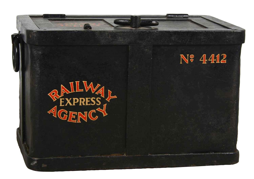 RAILWAY EXPRESS AGENCY NO. 4412 STRONG BOX.