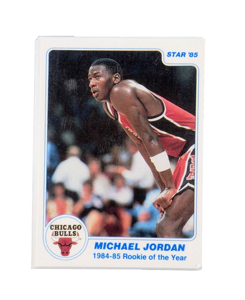 1985 STAR BASKETBALL ROOKIE OF THE YEAR SET.      