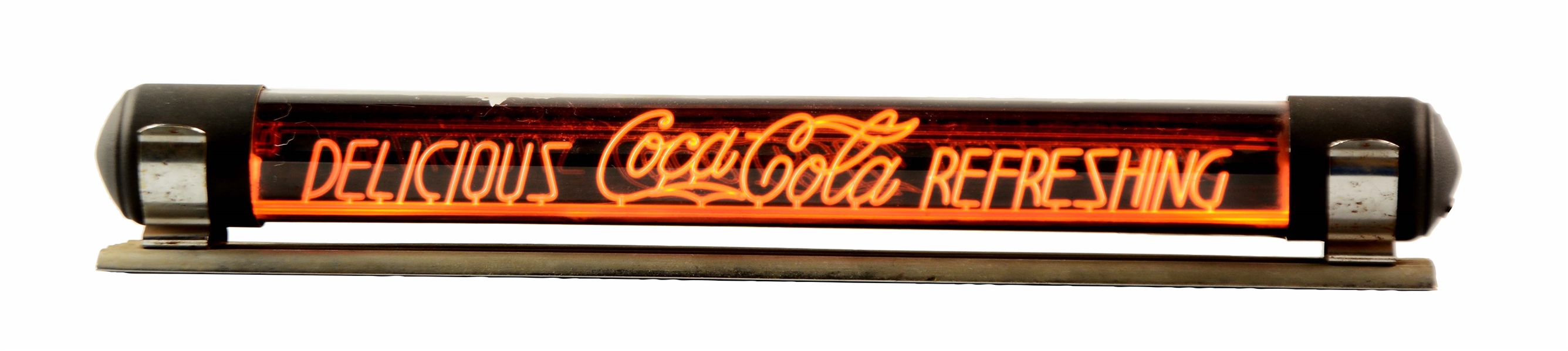 EXTREMELY RARE COCA COLA COLD LITE SIGN.