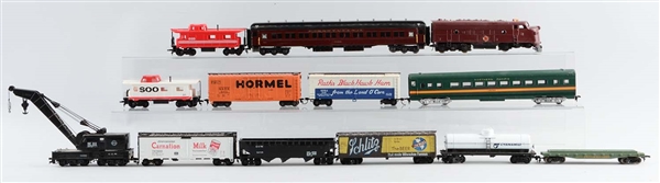 LOT OF 12: ROLLING STOCK.