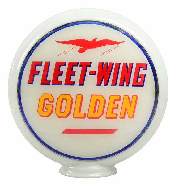 FLEET-WING GOLDEN W/ BIRD 13-1/2" SINGLE GLOBE LENS.