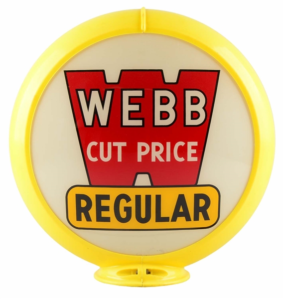 WEBB CUT PRICE REGULAR 13-1/2" GLOBE LENSES.