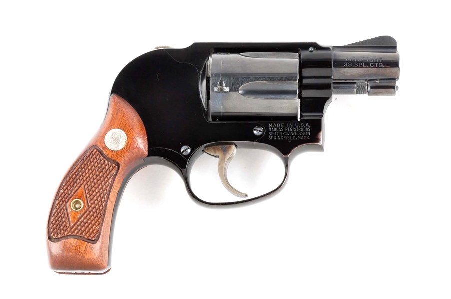 (C) S&W AIRWEIGHT .38 DOUBLE ACTION REVOLVER.