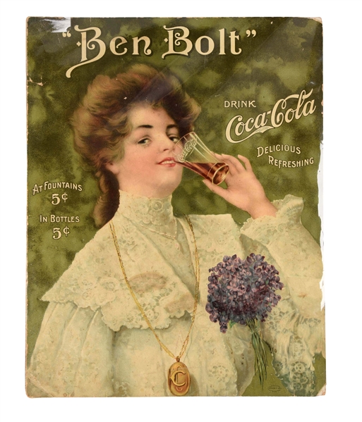 1905 COCA - COLA BEN BOLT SHEET MUSIC.