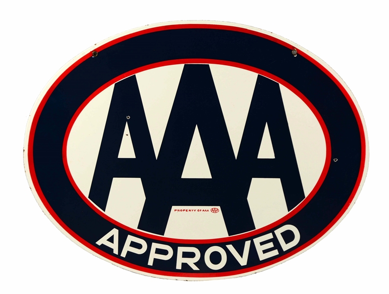AAA APPROVED DSP OVAL CIRCLE SIGN.