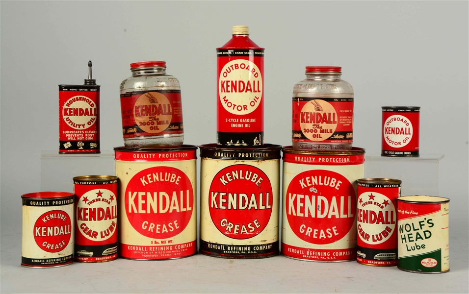 LOT OF 11: KENDALL ITEMS.