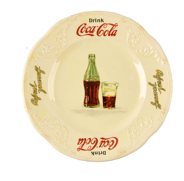 1931 CHINA COCA-COLA SANDWICH PLATE.