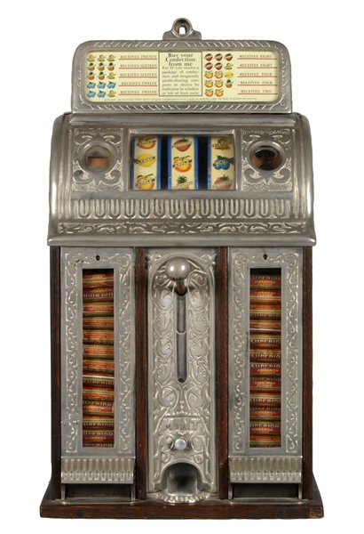 **5¢ CAILLE BROS. VICTORY MINT VENDER SLOT MACHINE 