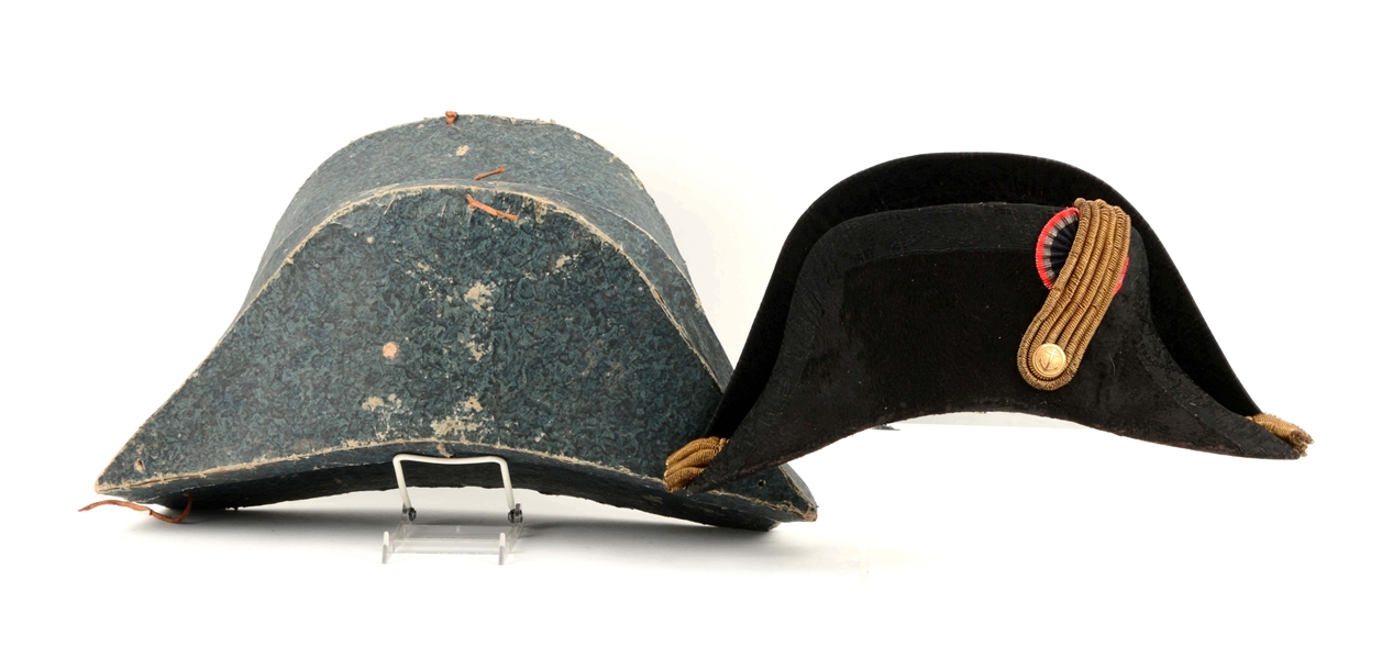 FRENCH NAVAL OFFICER’S CHAPEAU, CIRCA 1820S.
