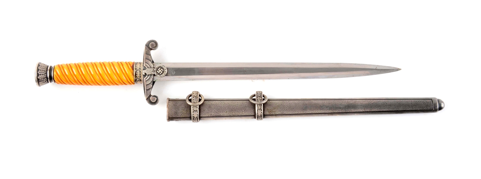 THIRD REICH ARMY OFFICERS DAGGER WITH SCABBARD