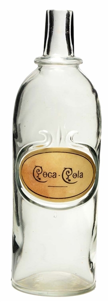EARLY COCA - COLA SODA FOUNTAIN SYRUP BOTTLE.