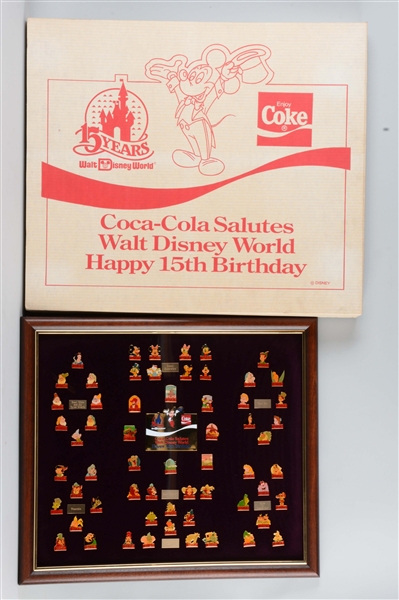 COCA - COLA WALT DISNEY WORLD PINS.
