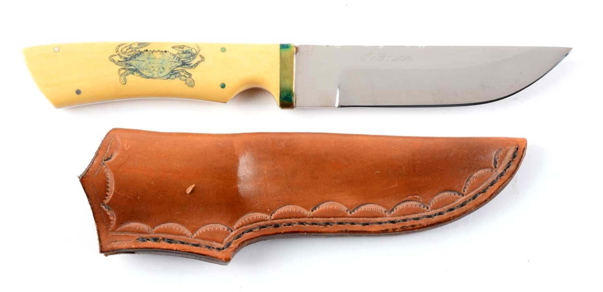 CUSTOM SHEATH KNIFE BY MCGOWAN.