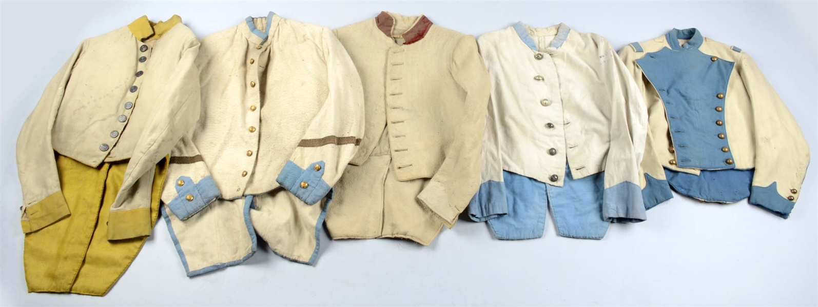 LOT OF 5: FRENCH UNIFORMS.                        