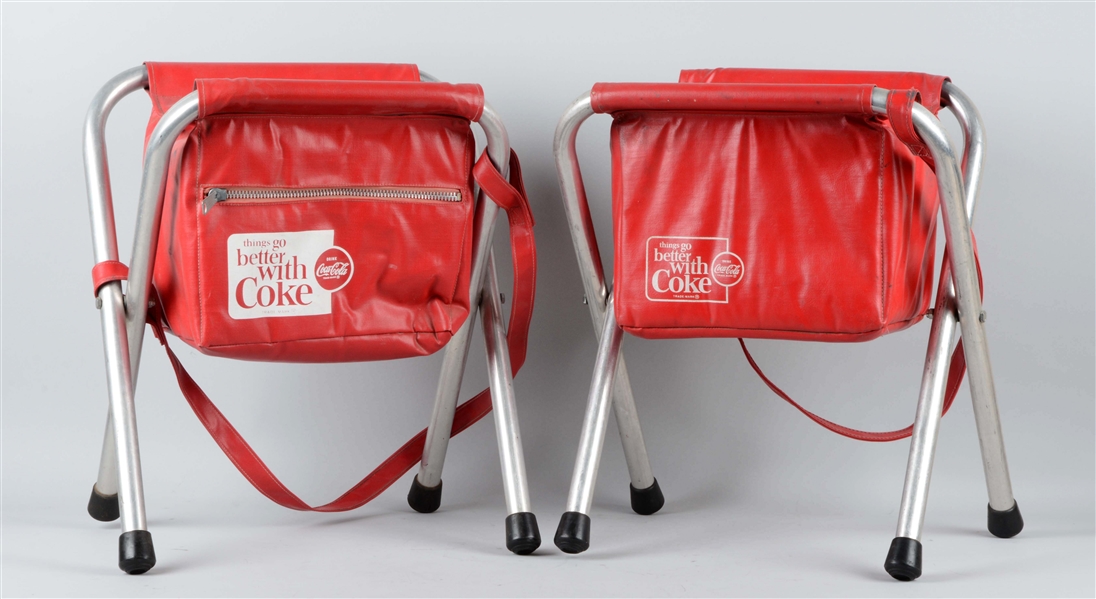 LOT OF 2: COCA-COLA WATER PROOF COOLERS.