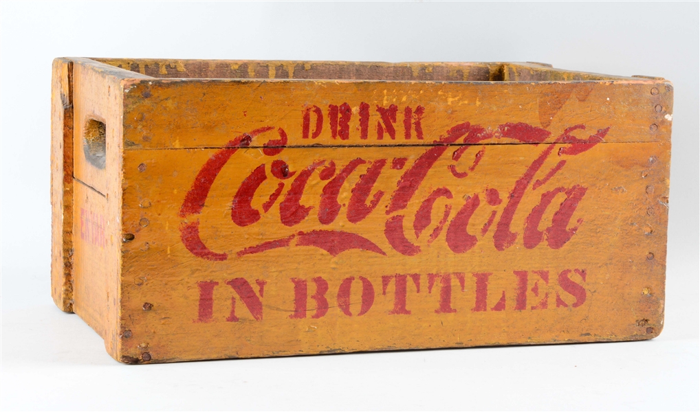 EARLY COCA-COLA WOODEN CRATE.