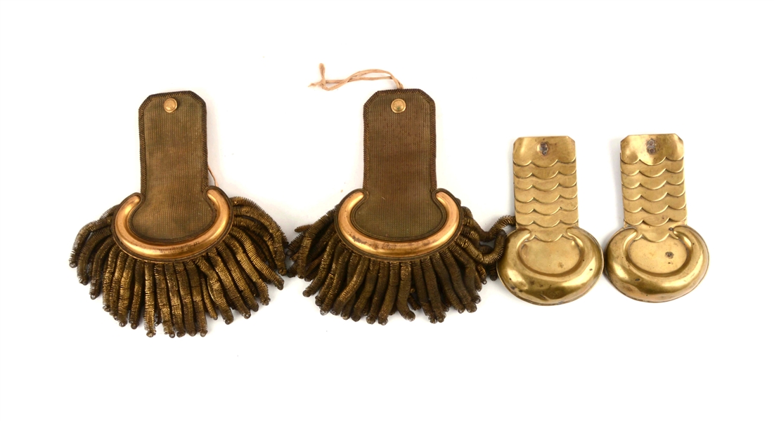 MID-19TH CENTURY AMERICAN EPAULETTES AND BRITISH SHOULDER SCALES (4)