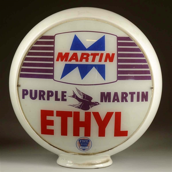 MARTIN PURPLE MARTIN ETHYL W/ LOGO 13-1/2" GLOBE LENSES.