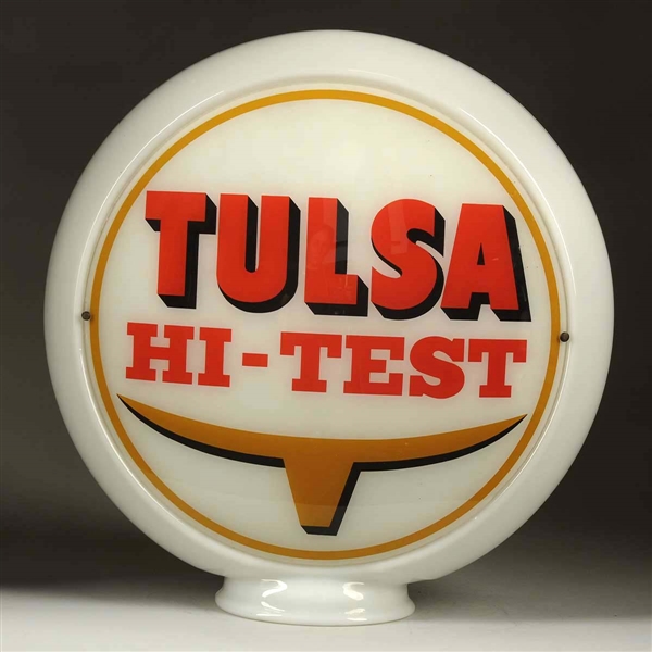 TULSA HI-TEST 13-1/2" GLOBE LENSES.