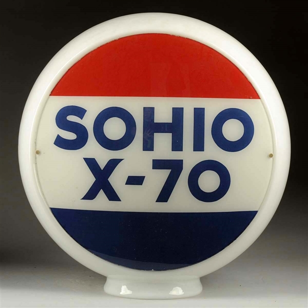 SOHIO X-70 13-1/2" GLOBE LENSES.