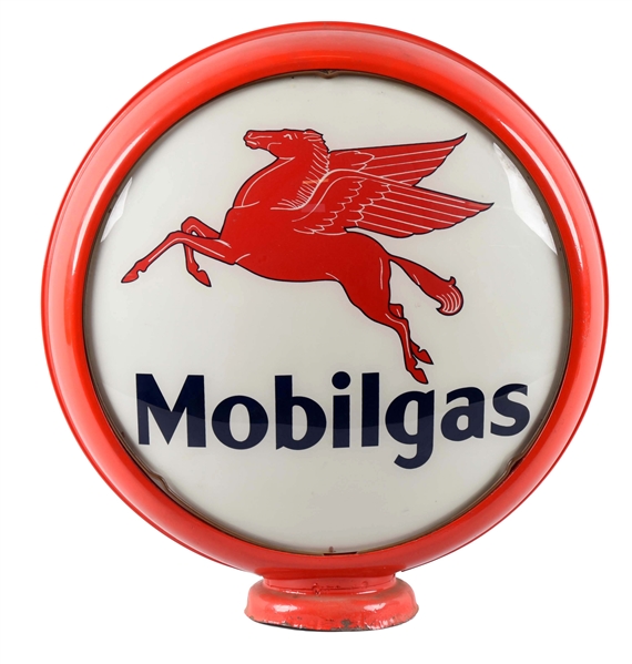 MOBILGAS W/ PEGASUS 16-1/2" GLOBE LENSES.