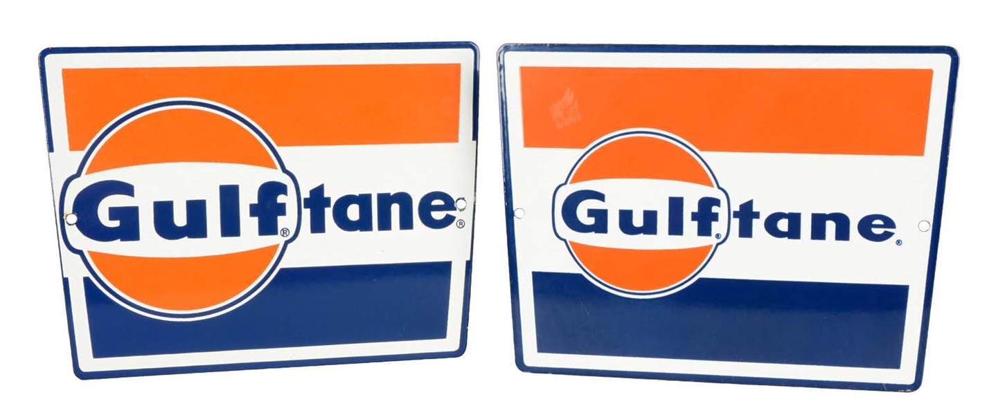 LOT OF 2:  DIFFERENT GULFTANE SIGNS.