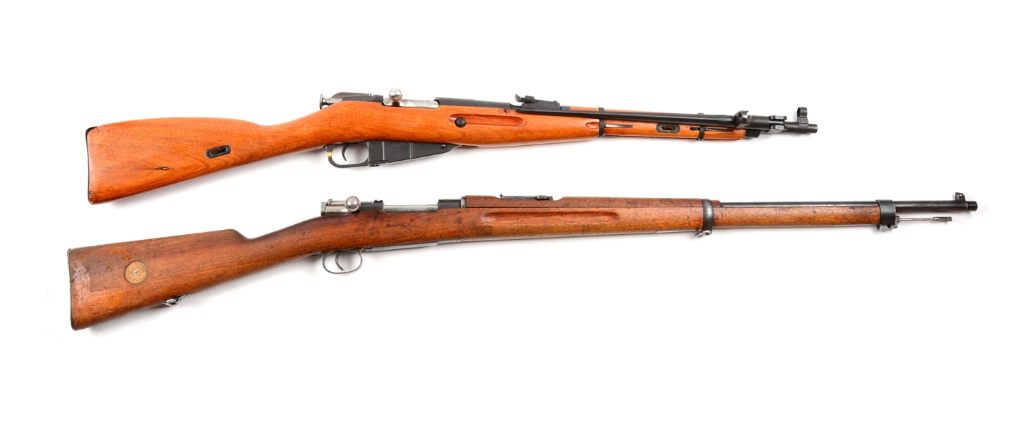 (C) LOT OF 2: FOREIGN MILITARY RIFLES.