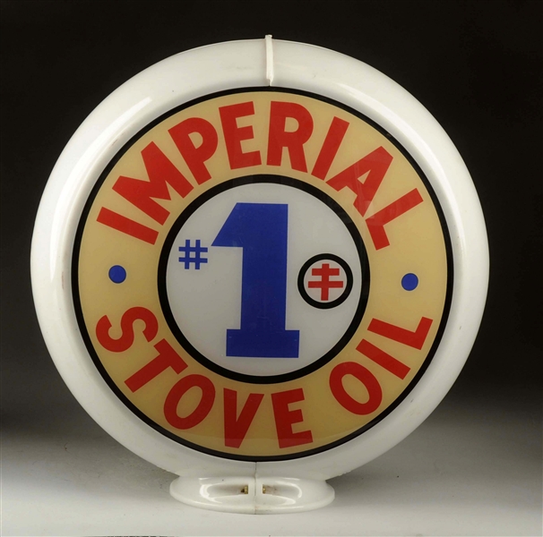 IMPERIAL #1 STOVE OIL 13-1/2" GLOBE LENSES.