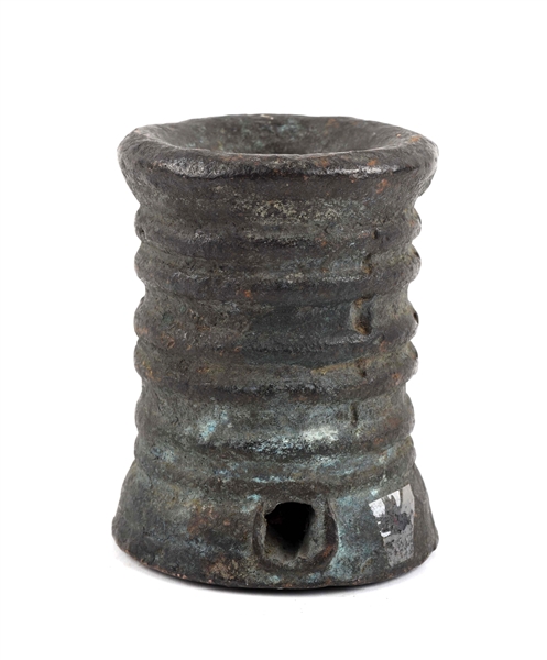 17TH CENTURY SPANISH COLONIAL BRONZE SALUTE CANNON OR SIGNAL MORTAR.