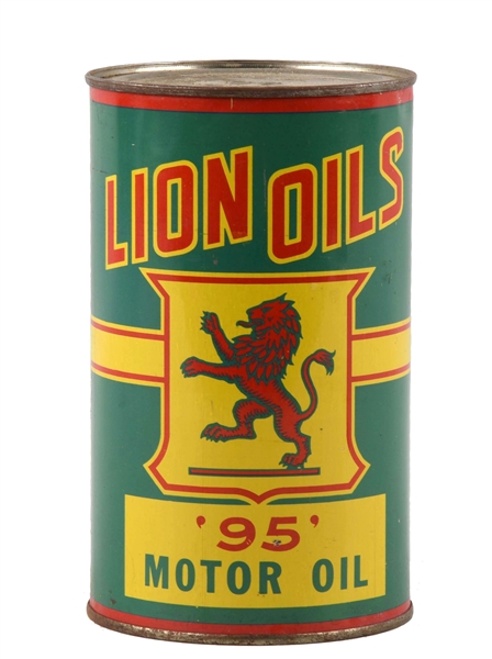 LION OILS IMPERIAL ONE QUART CAN.