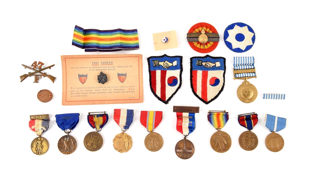 GROUP OF AMERICAN MEDALS.