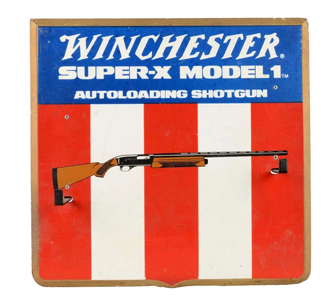 WINCHESTER SUPER-X MODEL 1 AUTOLOADING SHOTGUN ADVERTISING DISPLAY. 